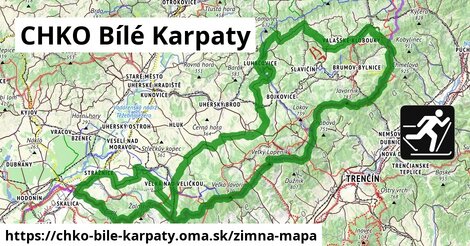 ikona Zimná mapa zimna-mapa v chko-bile-karpaty