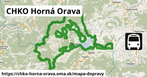 ikona Mapa dopravy mapa-dopravy v chko-horna-orava