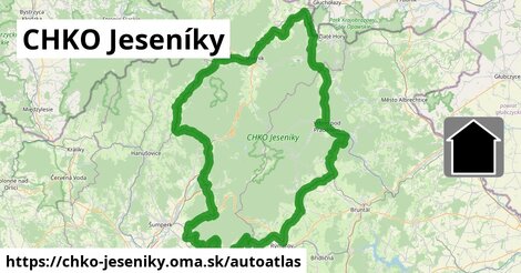 ikona Mapa autoatlas v chko-jeseniky