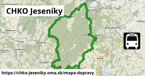 ikona Mapa dopravy mapa-dopravy v chko-jeseniky