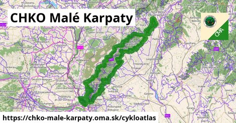 ikona Cyklo cykloatlas v chko-male-karpaty