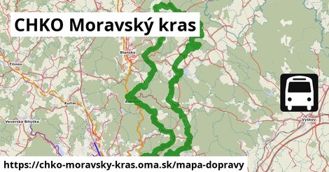 ikona Mapa dopravy mapa-dopravy v chko-moravsky-kras