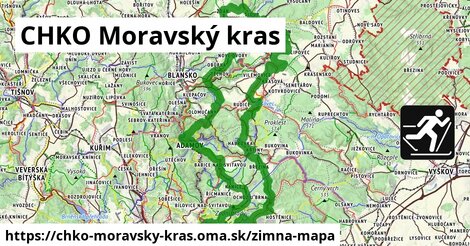 ikona Zimná mapa zimna-mapa v chko-moravsky-kras