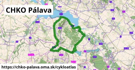 ikona Cyklo cykloatlas v chko-palava