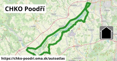 ikona Mapa autoatlas v chko-poodri