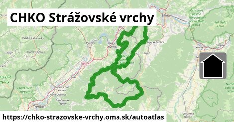 ikona Mapa autoatlas v chko-strazovske-vrchy