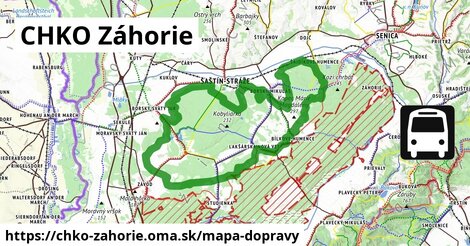 ikona Mapa dopravy mapa-dopravy v chko-zahorie