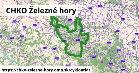 ikona Cyklo cykloatlas v chko-zelezne-hory