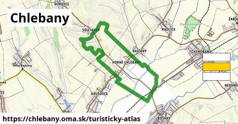 ikona Turistická mapa turisticky-atlas v chlebany