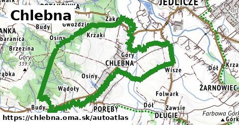 ikona Mapa autoatlas v chlebna