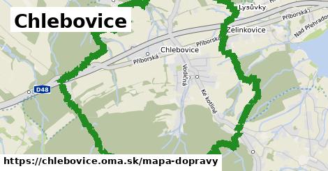 ikona Mapa dopravy mapa-dopravy v chlebovice