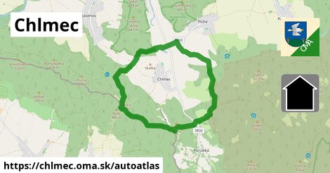 ikona Mapa autoatlas v chlmec