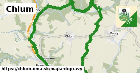 ikona Chlum: 0 m trás mapa-dopravy v chlum