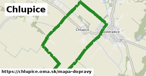 ikona Chlupice: 2,8 km trás mapa-dopravy v chlupice