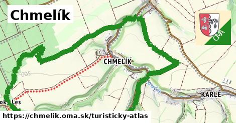 ikona Turistická mapa turisticky-atlas v chmelik