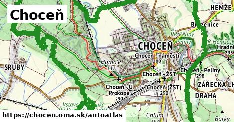 ikona Mapa autoatlas v chocen