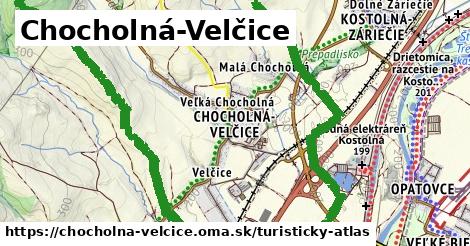 ikona Turistická mapa turisticky-atlas v chocholna-velcice