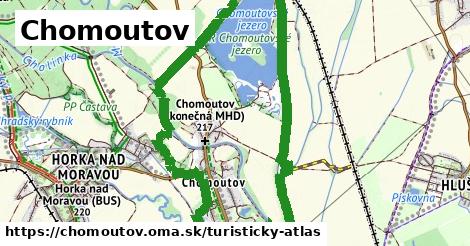 ikona Turistická mapa turisticky-atlas v chomoutov