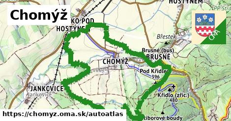 ikona Mapa autoatlas v chomyz