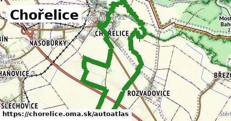 ikona Mapa autoatlas v chorelice