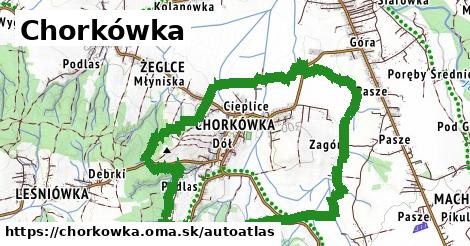 ikona Mapa autoatlas v chorkowka