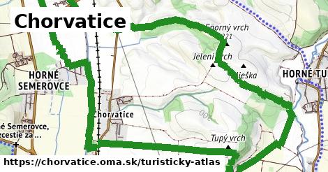 ikona Chorvatice: 0 m trás turisticky-atlas v chorvatice