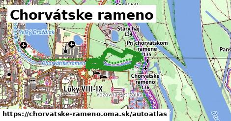 ikona Mapa autoatlas v chorvatske-rameno