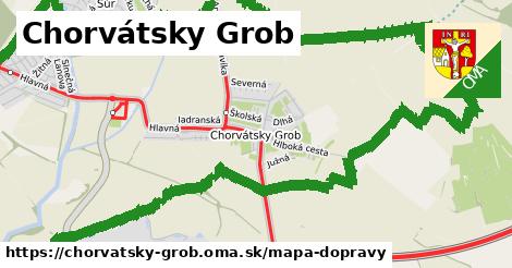 ikona Mapa dopravy mapa-dopravy v chorvatsky-grob