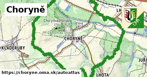 ikona Mapa autoatlas v choryne