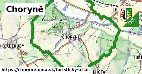 ikona Turistická mapa turisticky-atlas v choryne