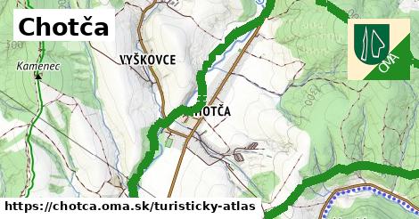 ikona Turistická mapa turisticky-atlas v chotca