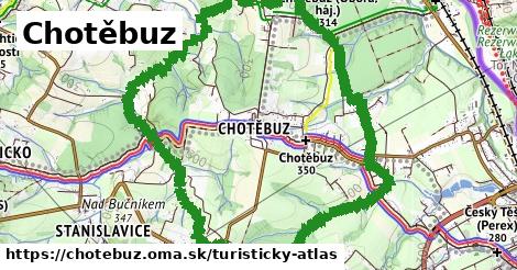 ikona Turistická mapa turisticky-atlas v chotebuz