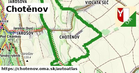 ikona Mapa autoatlas v chotenov