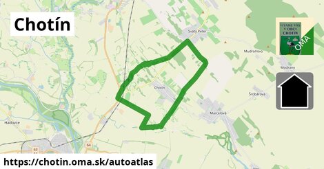 ikona Mapa autoatlas v chotin