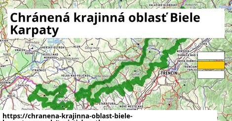 ikona Turistická mapa turisticky-atlas v chranena-krajinna-oblast-biele-karpaty