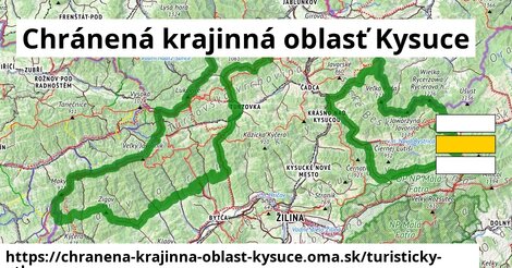 ikona Turistická mapa turisticky-atlas v chranena-krajinna-oblast-kysuce