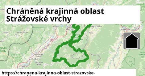 ulice v Chráněná krajinná oblast Strážovské vrchy