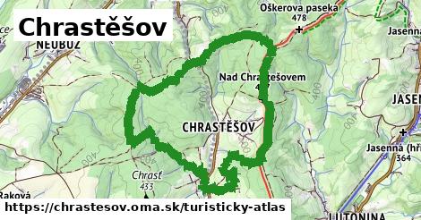 ikona Turistická mapa turisticky-atlas v chrastesov