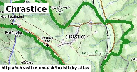 ikona Turistická mapa turisticky-atlas v chrastice