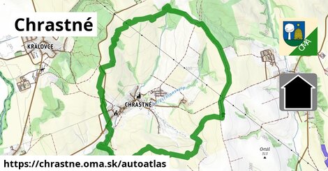 ikona Mapa autoatlas v chrastne