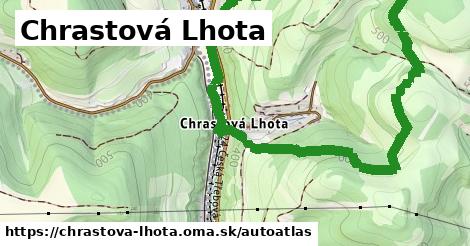 ikona Mapa autoatlas v chrastova-lhota