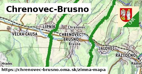 ikona Zimná mapa zimna-mapa v chrenovec-brusno