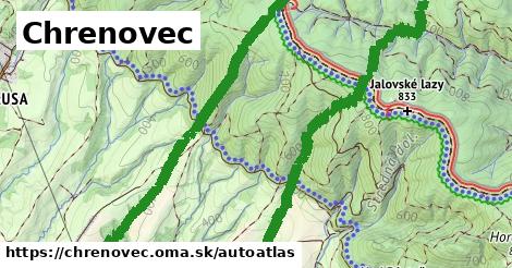 ikona Mapa autoatlas v chrenovec