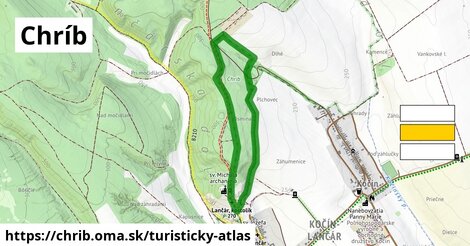 ikona Turistická mapa turisticky-atlas v chrib