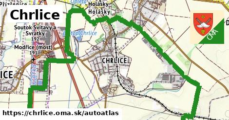 ikona Mapa autoatlas v chrlice