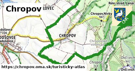 ikona Turistická mapa turisticky-atlas v chropov