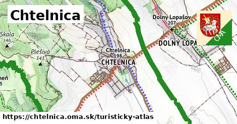 ikona Turistická mapa turisticky-atlas v chtelnica