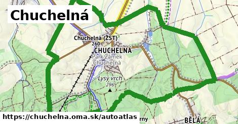 ikona Mapa autoatlas v chuchelna