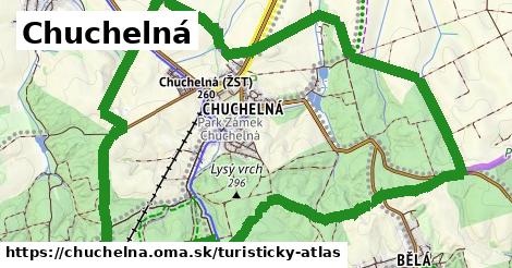 ikona Turistická mapa turisticky-atlas v chuchelna