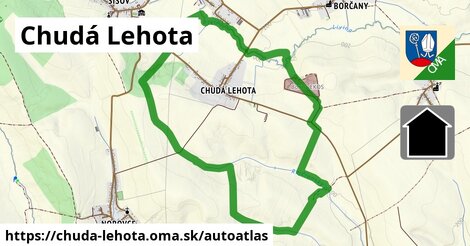 ikona Mapa autoatlas v chuda-lehota